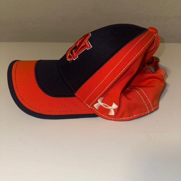 Under Armour Auburn Tigers AU Orange Blue Adjustable Cap Sports Hat College - Picture 7 of 8